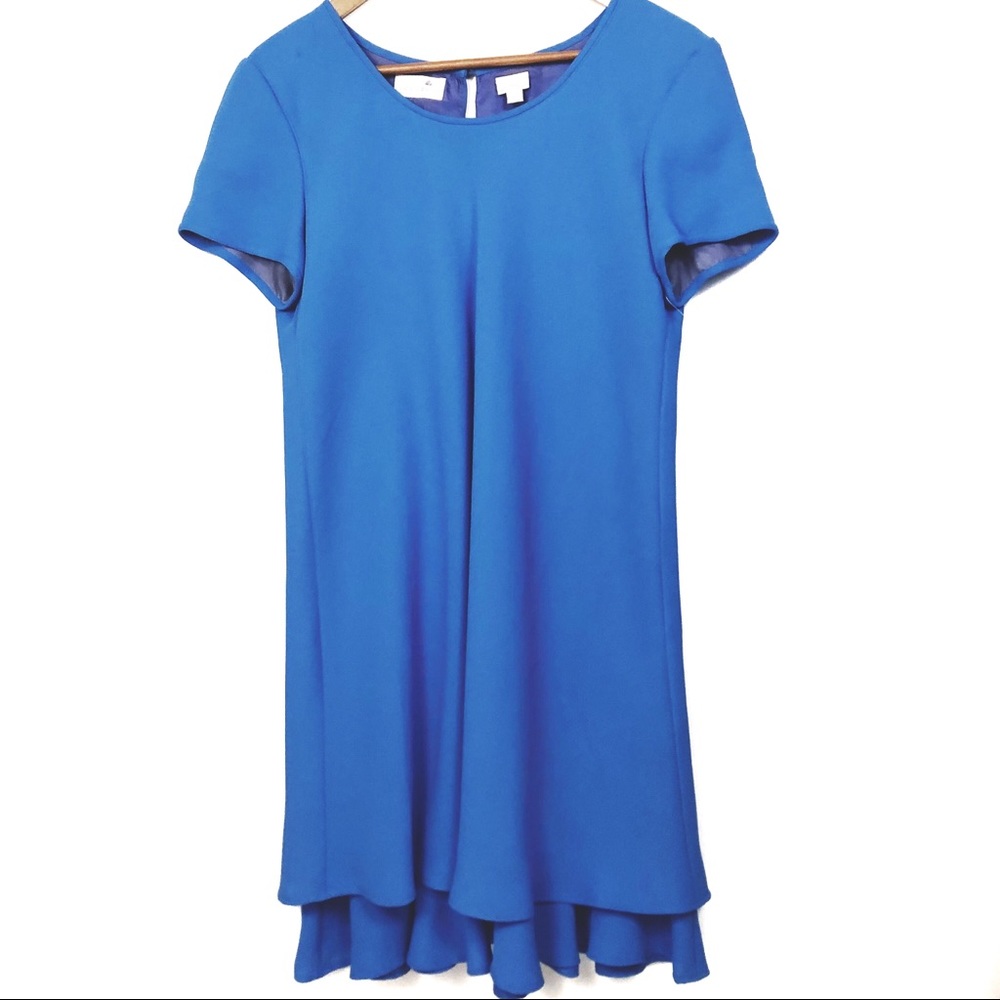 Liz Claiborne Short Sleeve Layered Ruffle Dress 12